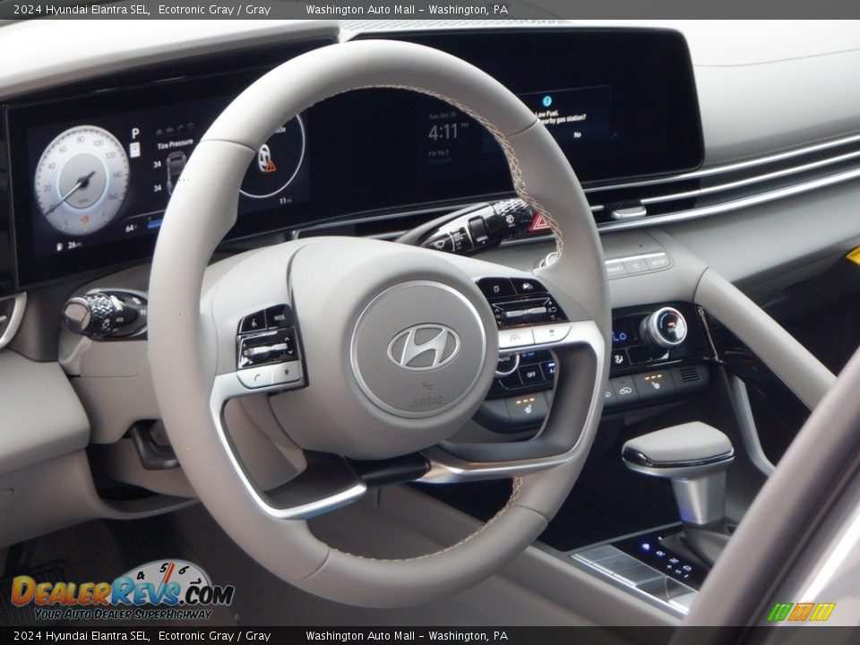 2024 Hyundai Elantra SEL Steering Wheel Photo #8