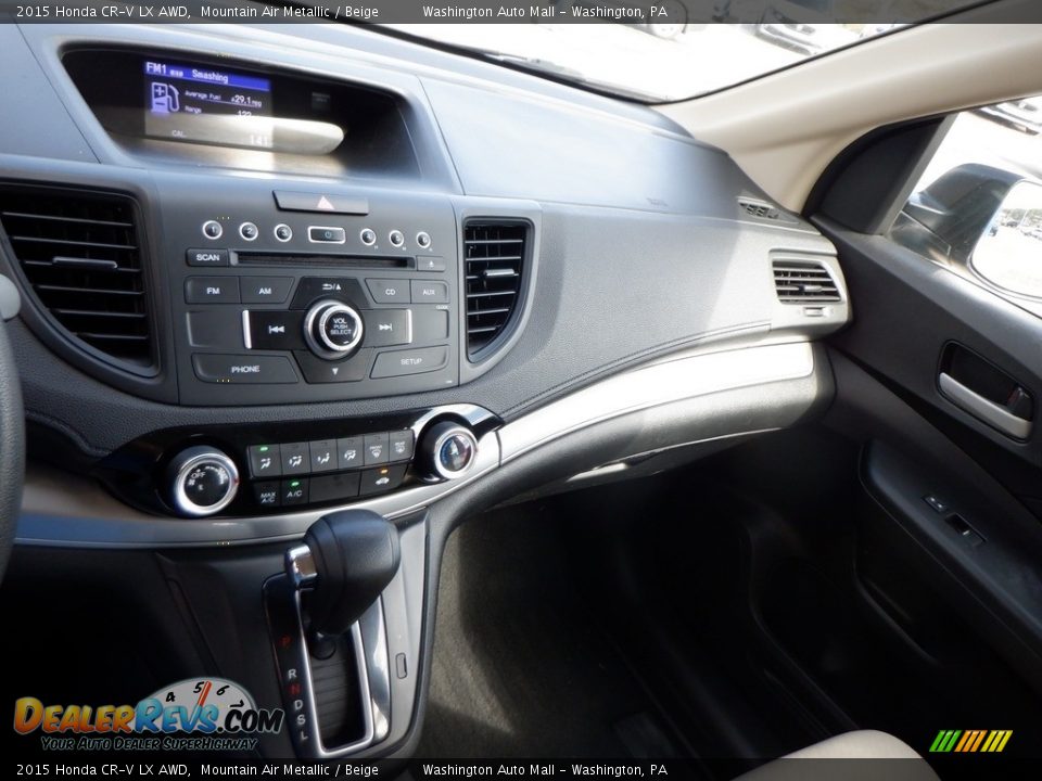 2015 Honda CR-V LX AWD Mountain Air Metallic / Beige Photo #3