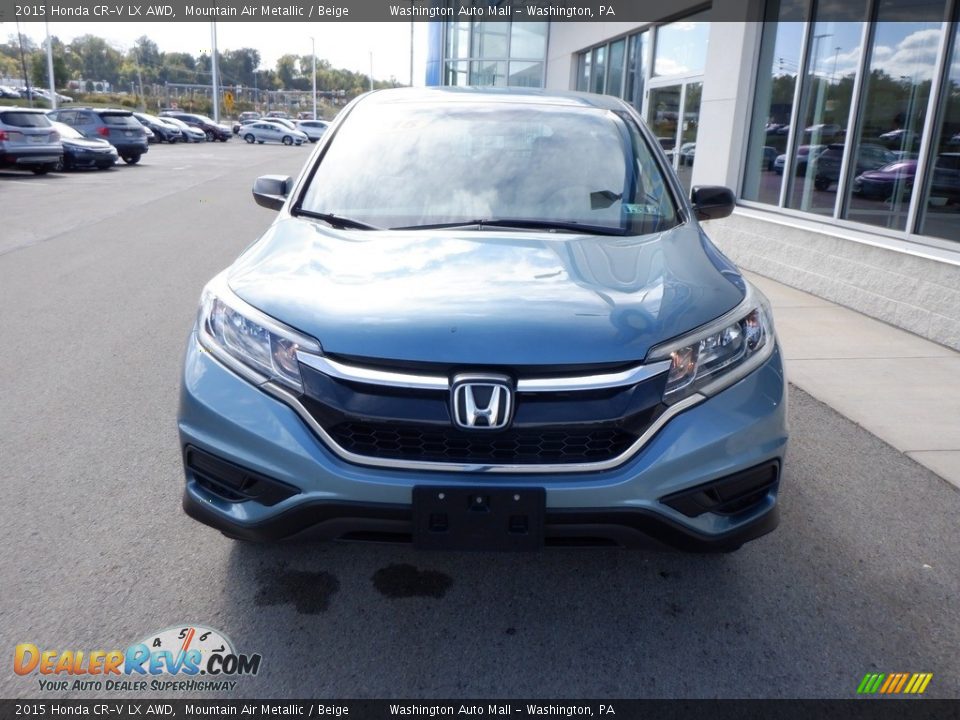 2015 Honda CR-V LX AWD Mountain Air Metallic / Beige Photo #9