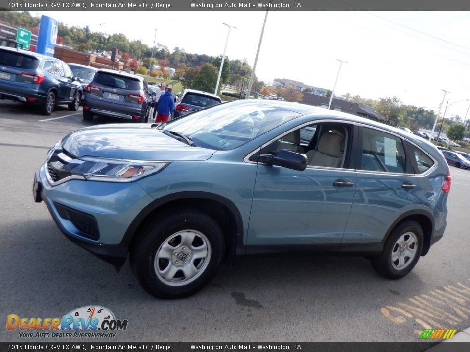 2015 Honda CR-V LX AWD Mountain Air Metallic / Beige Photo #11