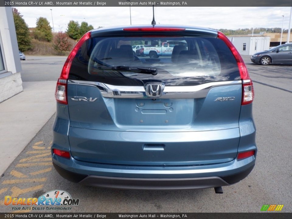 2015 Honda CR-V LX AWD Mountain Air Metallic / Beige Photo #13