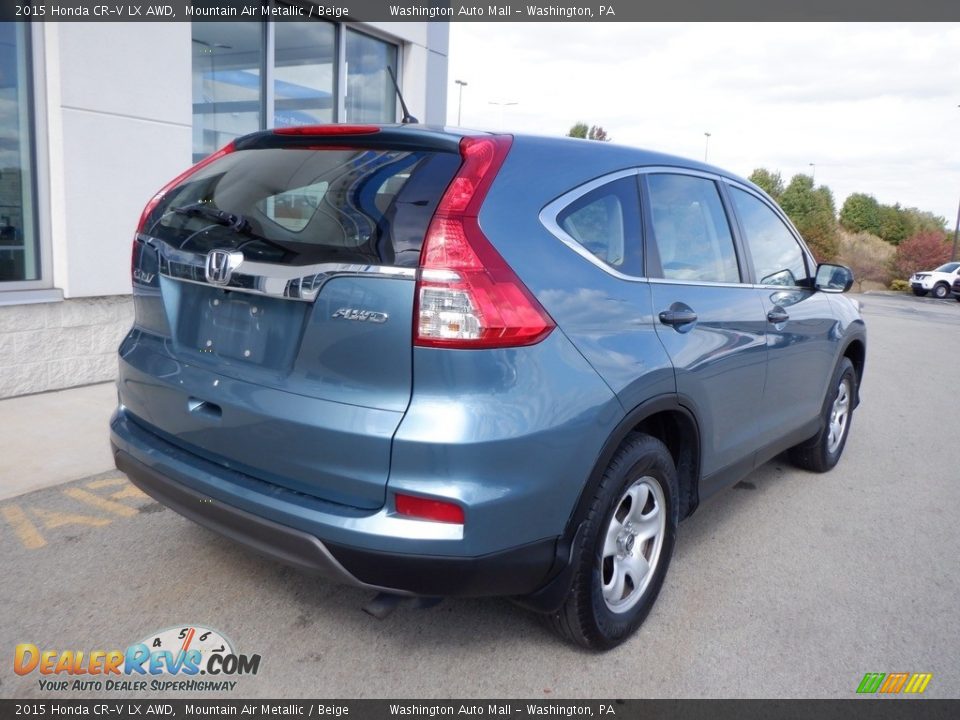 2015 Honda CR-V LX AWD Mountain Air Metallic / Beige Photo #14