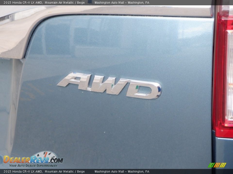 2015 Honda CR-V LX AWD Mountain Air Metallic / Beige Photo #15