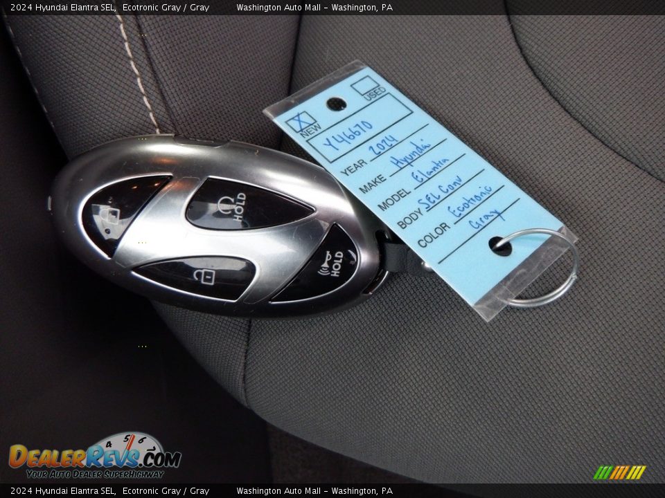 2024 Hyundai Elantra SEL Ecotronic Gray / Gray Photo #29