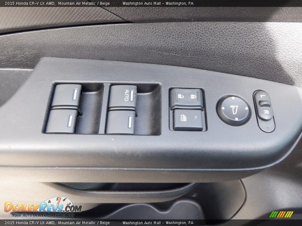 2015 Honda CR-V LX AWD Mountain Air Metallic / Beige Photo #18