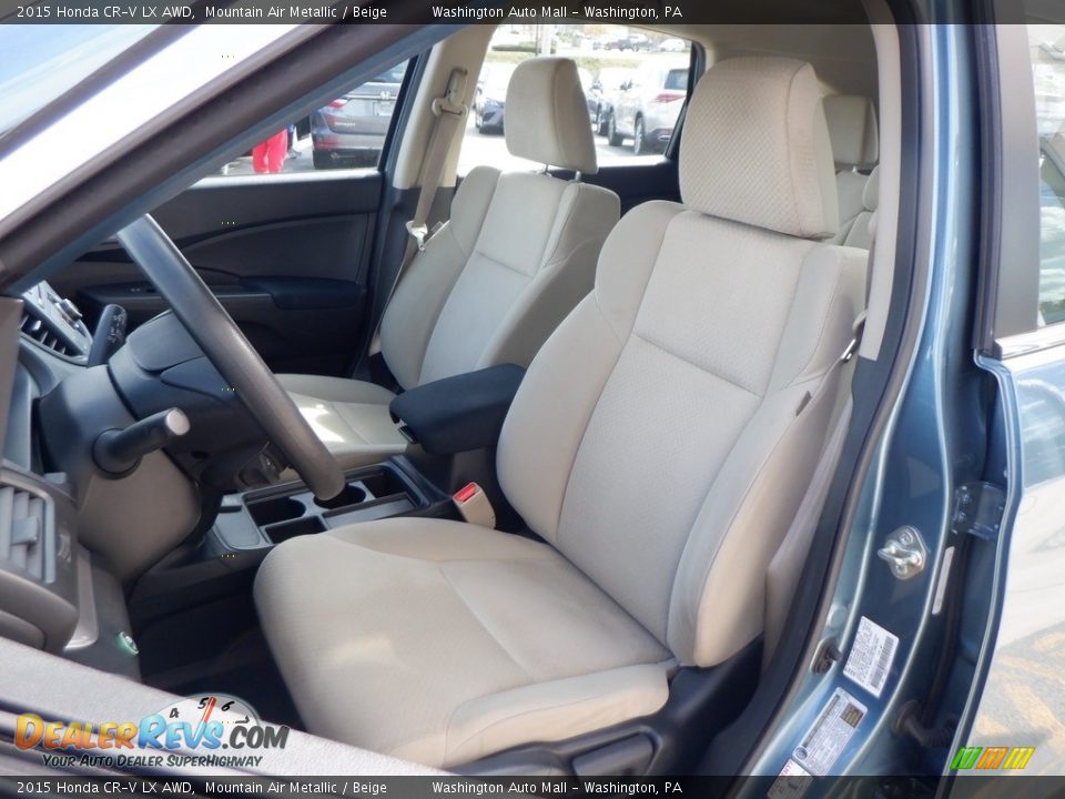 2015 Honda CR-V LX AWD Mountain Air Metallic / Beige Photo #19