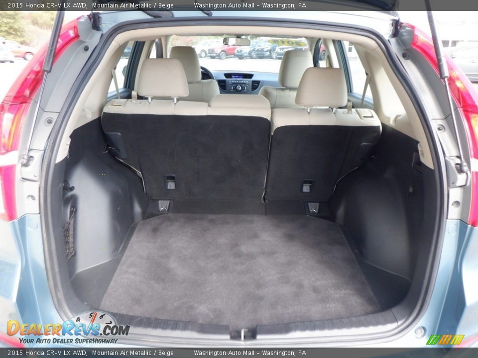 2015 Honda CR-V LX AWD Mountain Air Metallic / Beige Photo #25