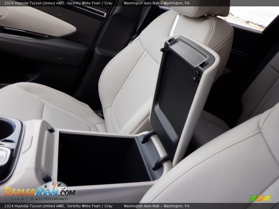 2024 Hyundai Tucson Limited AWD Serenity White Pearl / Gray Photo #28