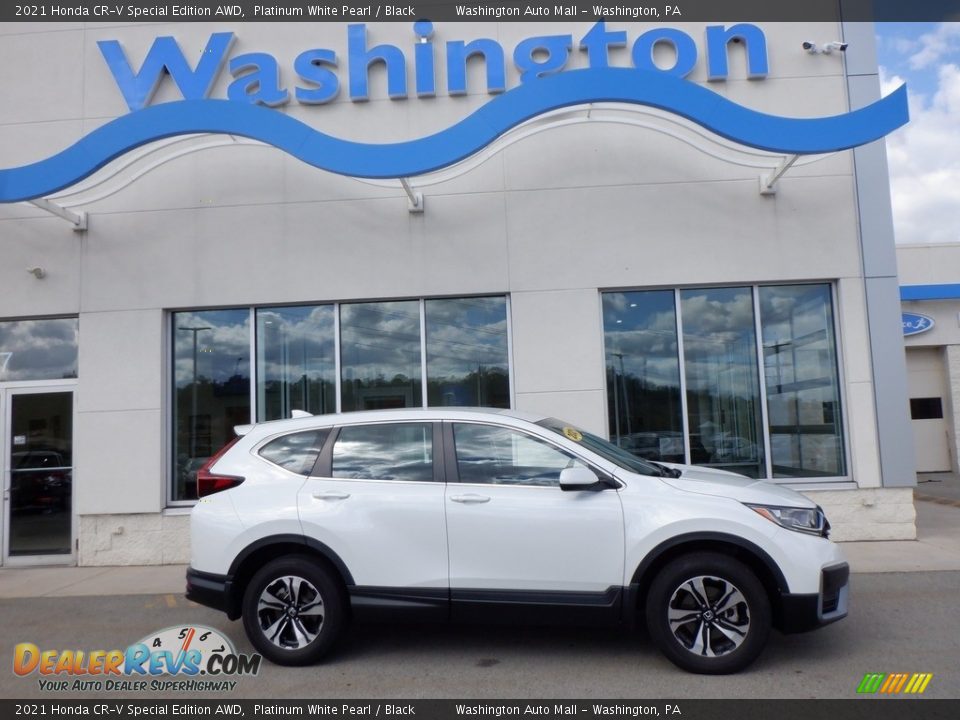 2021 Honda CR-V Special Edition AWD Platinum White Pearl / Black Photo #2