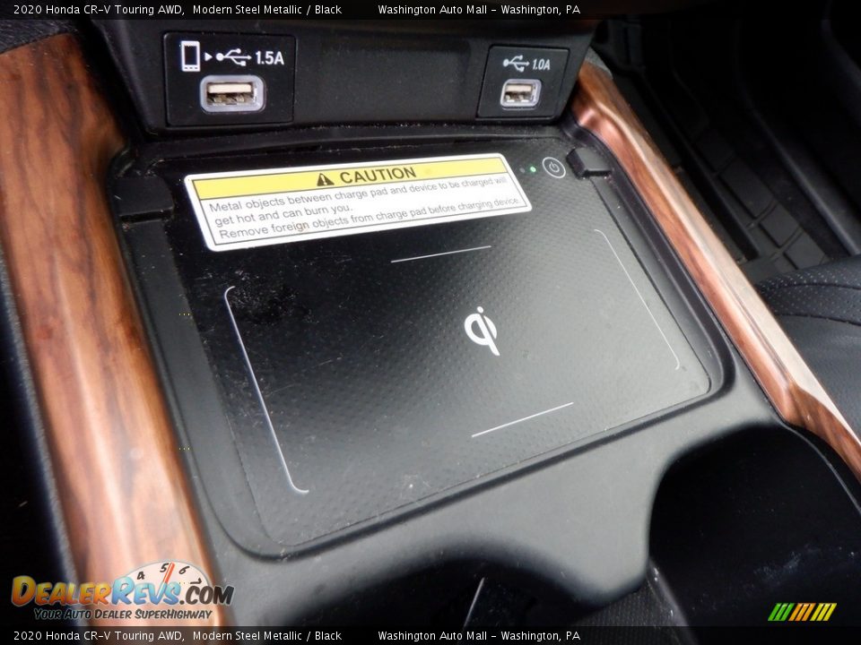 2020 Honda CR-V Touring AWD Modern Steel Metallic / Black Photo #9
