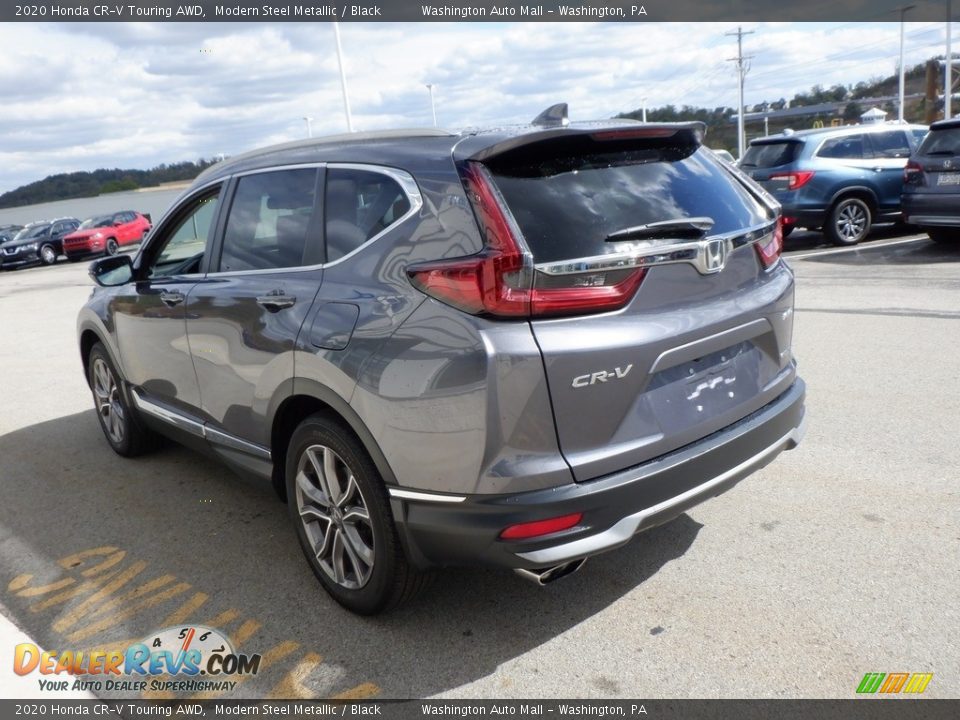 2020 Honda CR-V Touring AWD Modern Steel Metallic / Black Photo #15