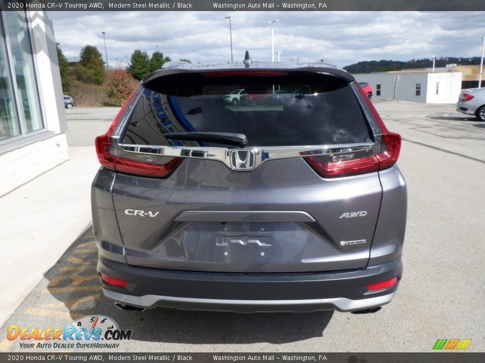 2020 Honda CR-V Touring AWD Modern Steel Metallic / Black Photo #16