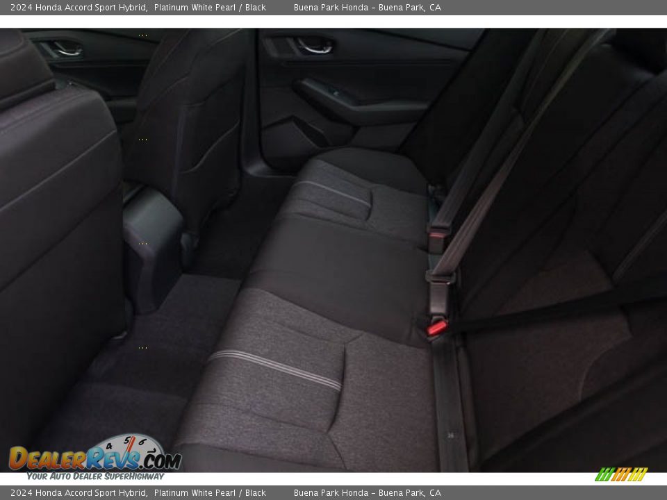 Rear Seat of 2024 Honda Accord Sport Hybrid Photo #18