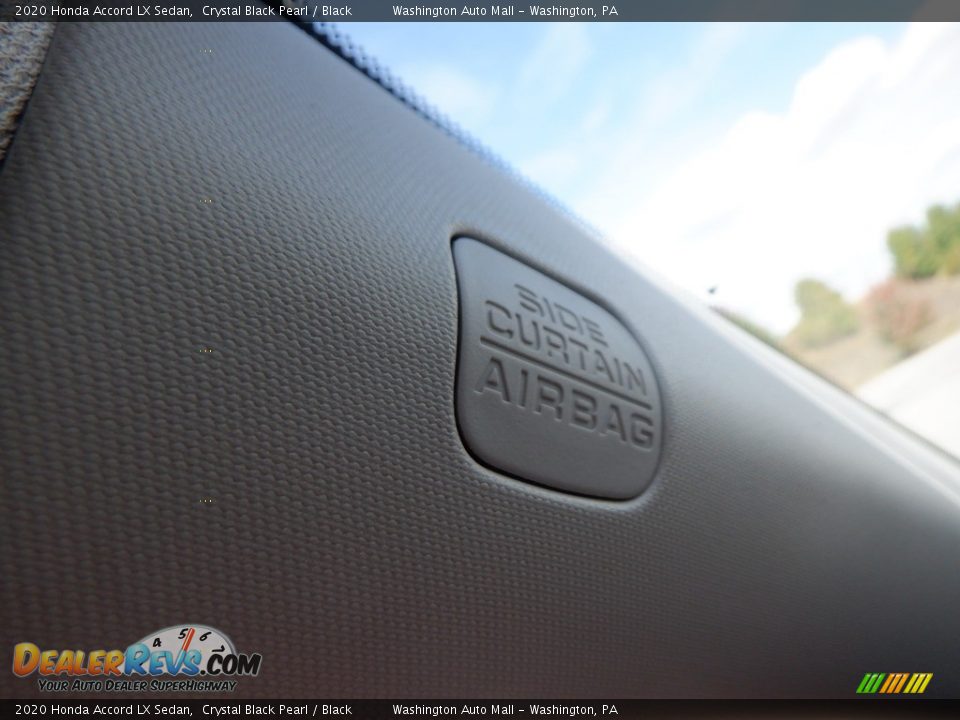 2020 Honda Accord LX Sedan Crystal Black Pearl / Black Photo #20