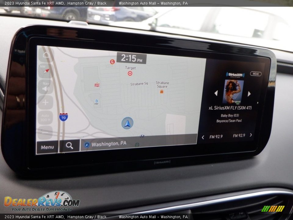 Navigation of 2023 Hyundai Santa Fe XRT AWD Photo #15