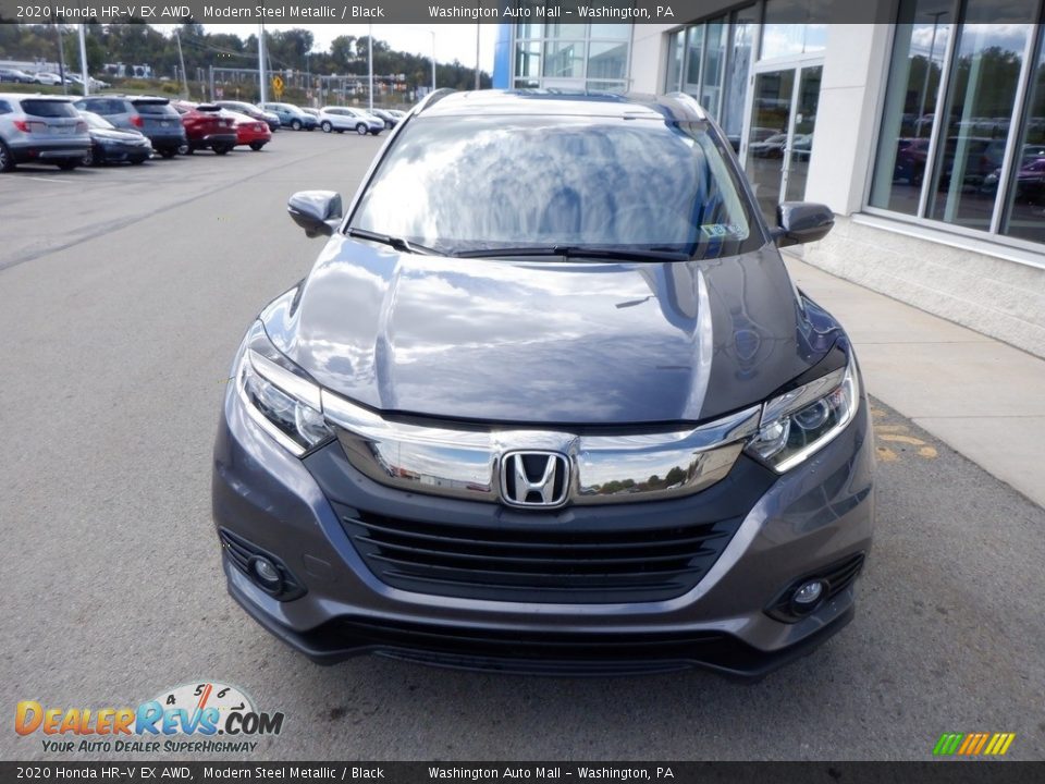 2020 Honda HR-V EX AWD Modern Steel Metallic / Black Photo #8