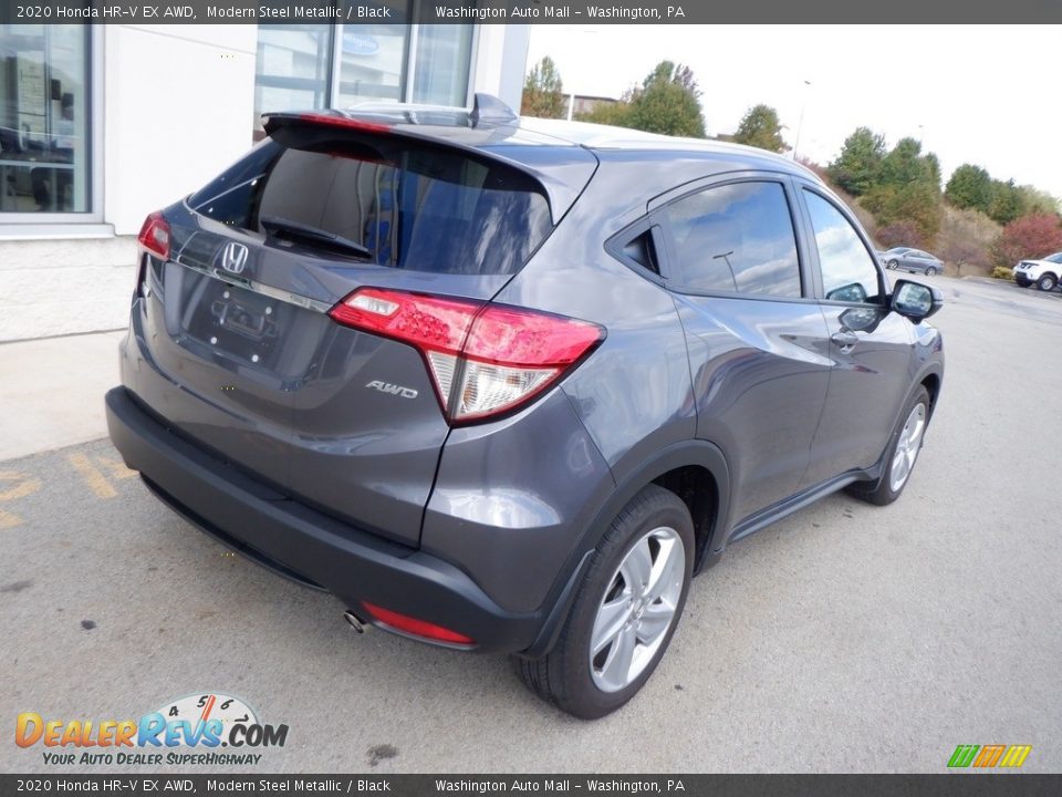 2020 Honda HR-V EX AWD Modern Steel Metallic / Black Photo #13