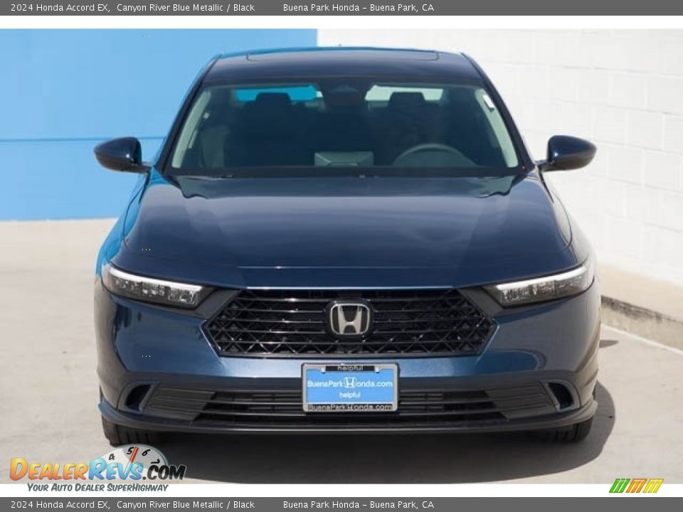 2024 Honda Accord EX Canyon River Blue Metallic / Black Photo #3