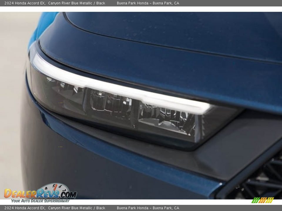 2024 Honda Accord EX Canyon River Blue Metallic / Black Photo #4