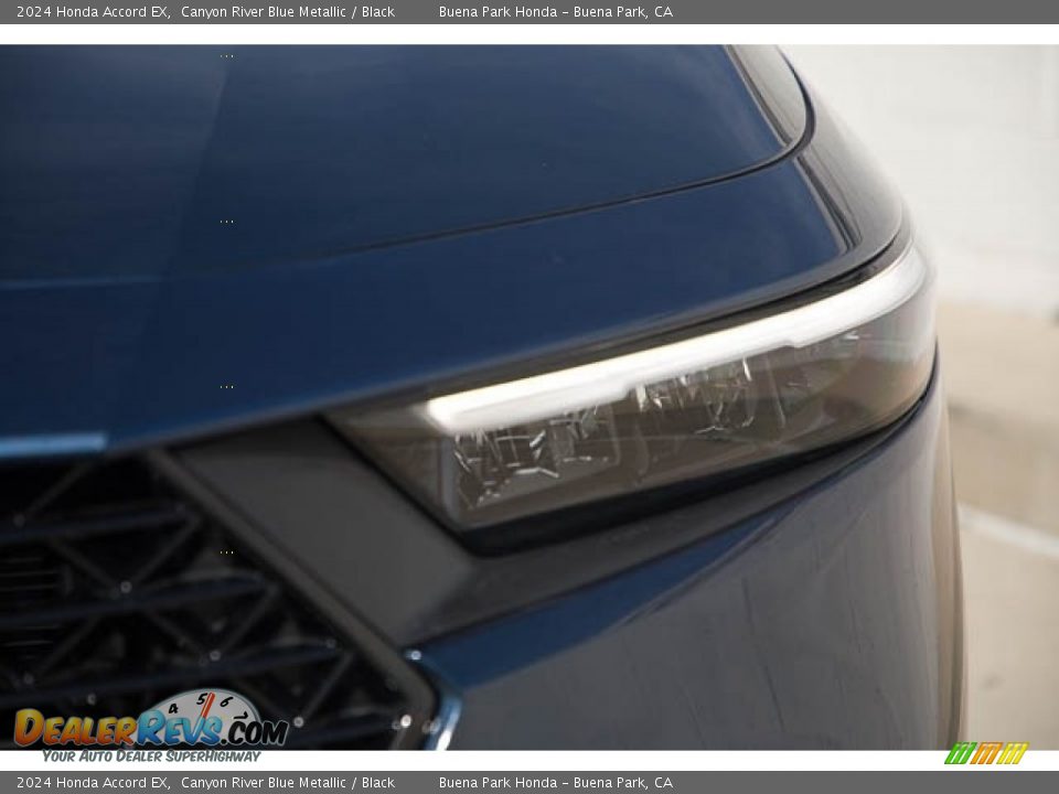 2024 Honda Accord EX Canyon River Blue Metallic / Black Photo #5
