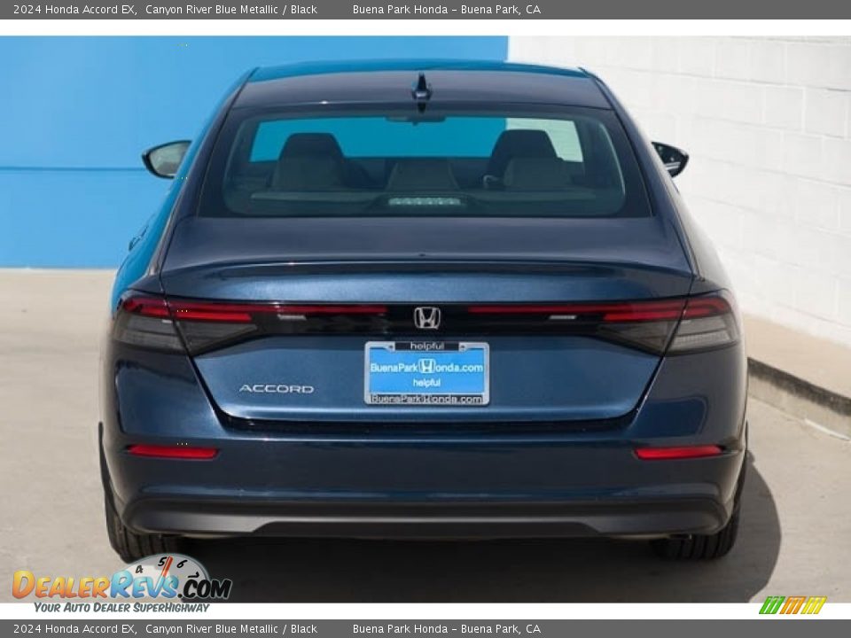 2024 Honda Accord EX Canyon River Blue Metallic / Black Photo #7