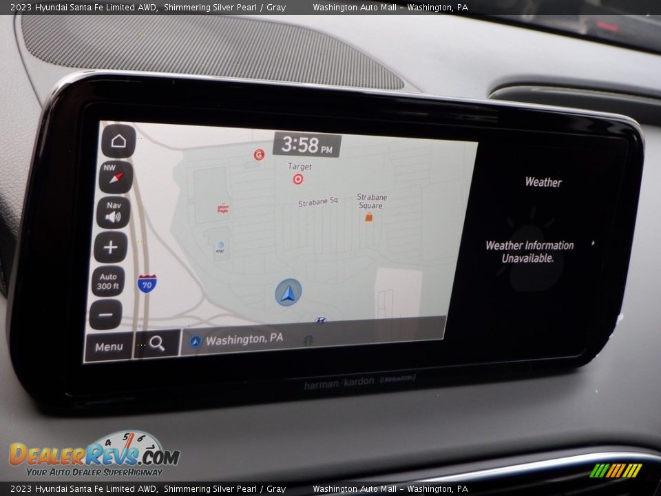 Navigation of 2023 Hyundai Santa Fe Limited AWD Photo #17