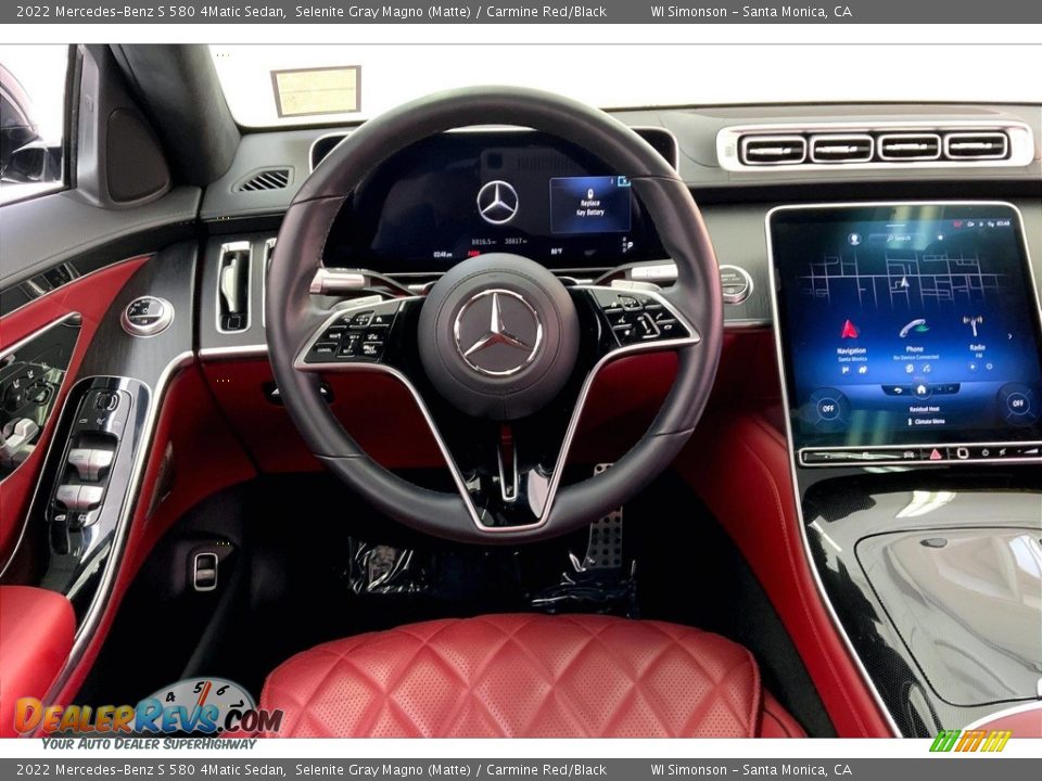 Dashboard of 2022 Mercedes-Benz S 580 4Matic Sedan Photo #4