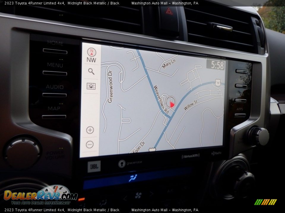 Navigation of 2023 Toyota 4Runner Limited 4x4 Photo #23