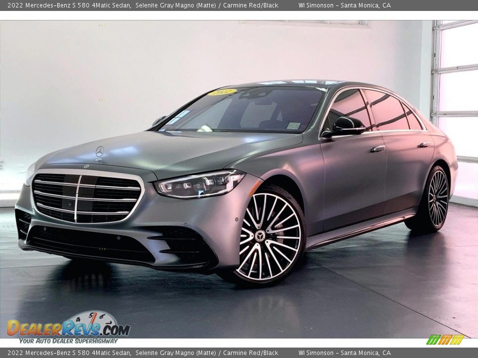 Selenite Gray Magno (Matte) 2022 Mercedes-Benz S 580 4Matic Sedan Photo #12