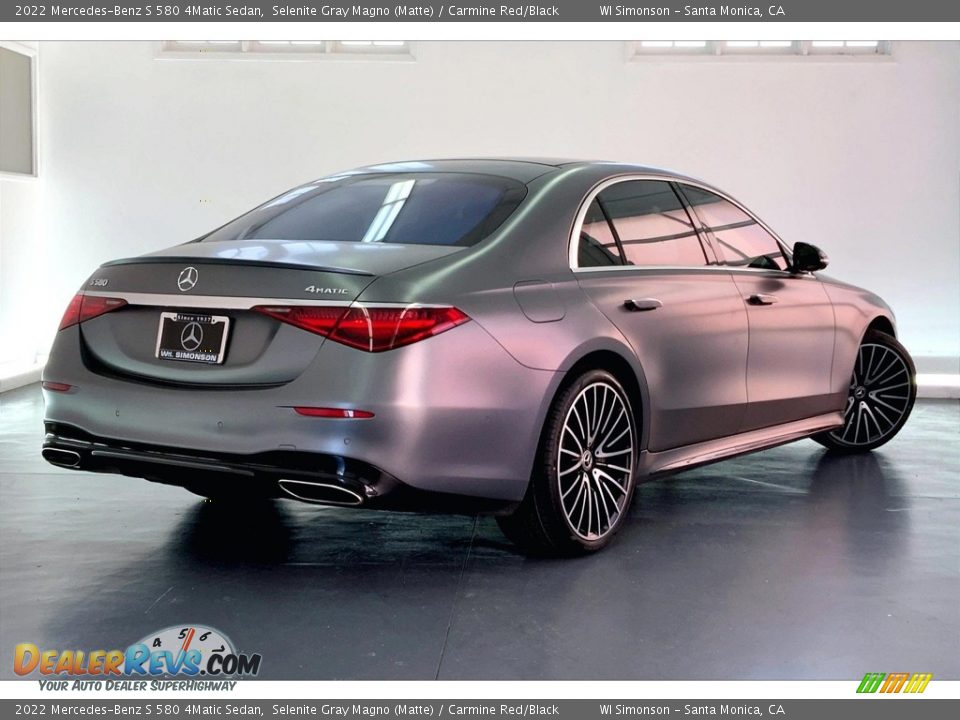 Selenite Gray Magno (Matte) 2022 Mercedes-Benz S 580 4Matic Sedan Photo #13