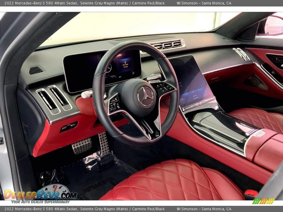 Front Seat of 2022 Mercedes-Benz S 580 4Matic Sedan Photo #14