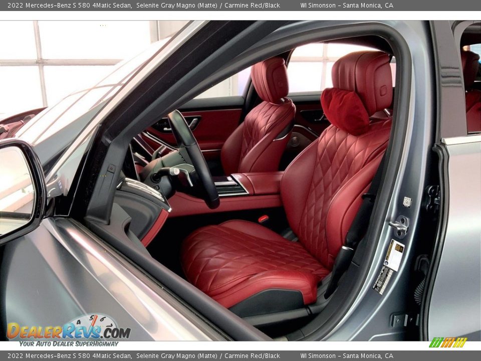 Front Seat of 2022 Mercedes-Benz S 580 4Matic Sedan Photo #18