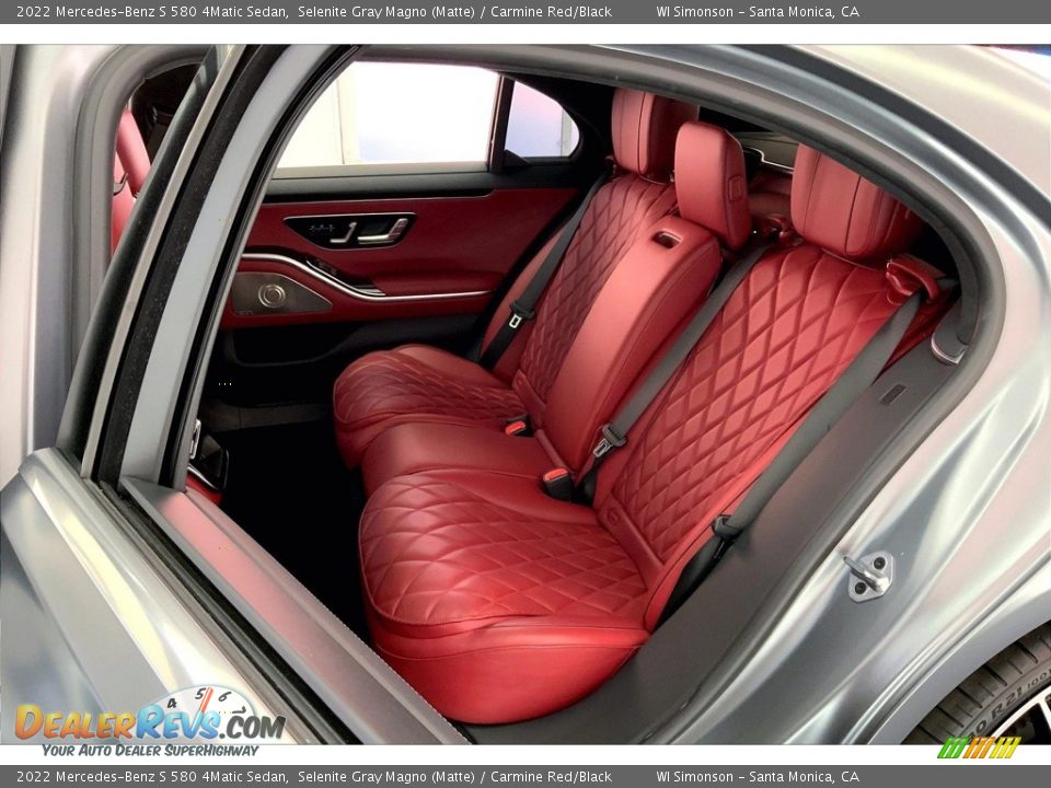 Rear Seat of 2022 Mercedes-Benz S 580 4Matic Sedan Photo #20