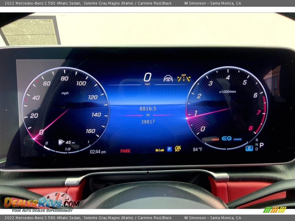 2022 Mercedes-Benz S 580 4Matic Sedan Gauges Photo #23