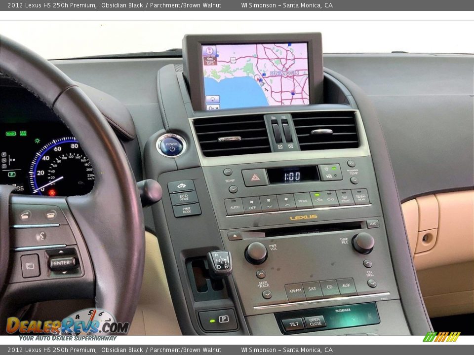 Controls of 2012 Lexus HS 250h Premium Photo #5