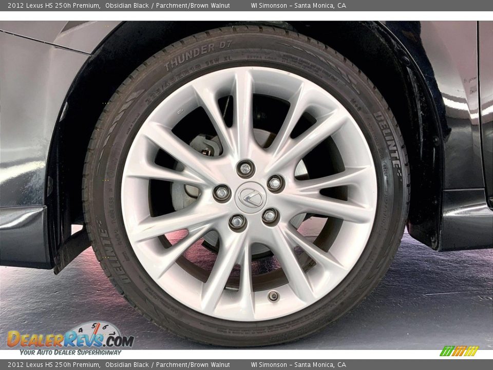 2012 Lexus HS 250h Premium Wheel Photo #8