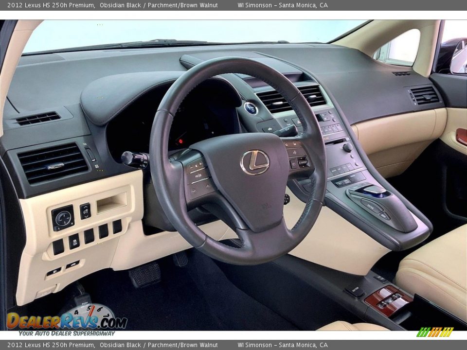 2012 Lexus HS 250h Premium Steering Wheel Photo #14