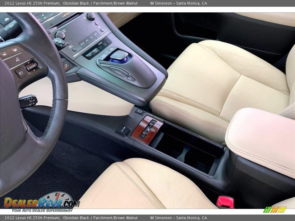 Controls of 2012 Lexus HS 250h Premium Photo #17