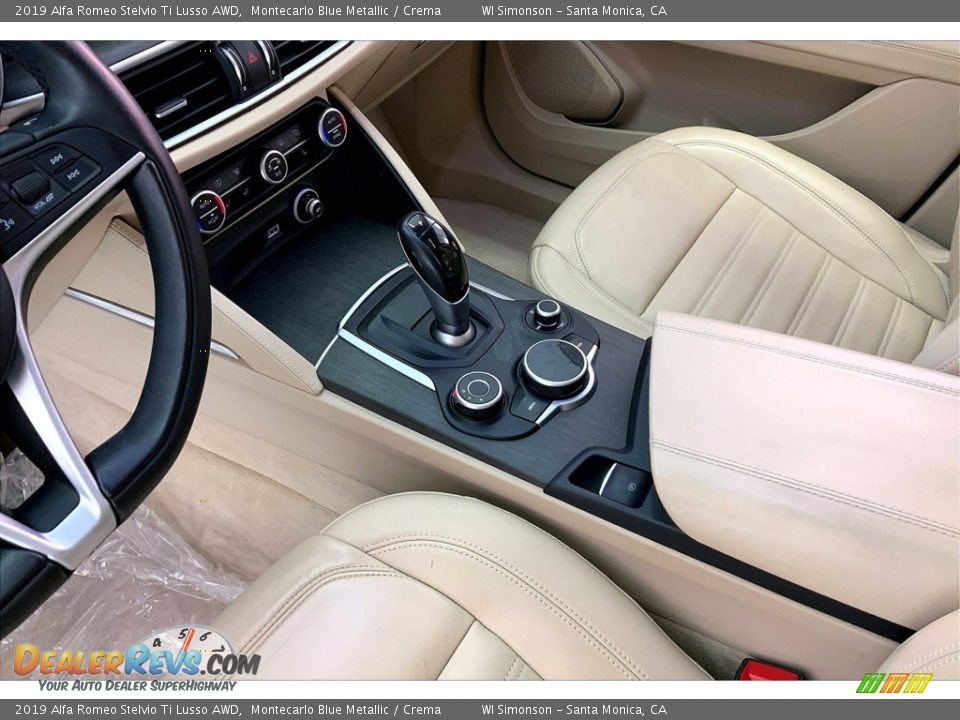 2019 Alfa Romeo Stelvio Ti Lusso AWD Shifter Photo #17