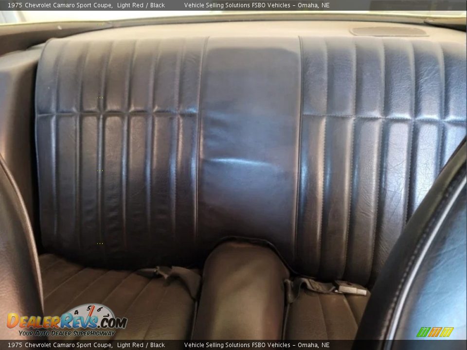 Rear Seat of 1975 Chevrolet Camaro Sport Coupe Photo #4