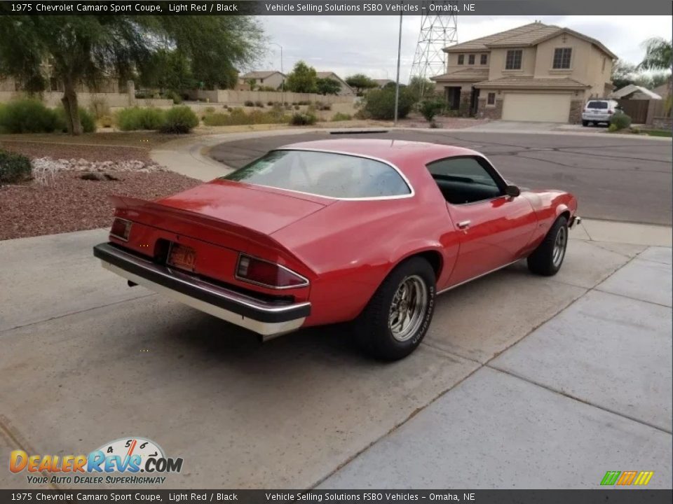 1975 Chevrolet Camaro Sport Coupe Light Red / Black Photo #5