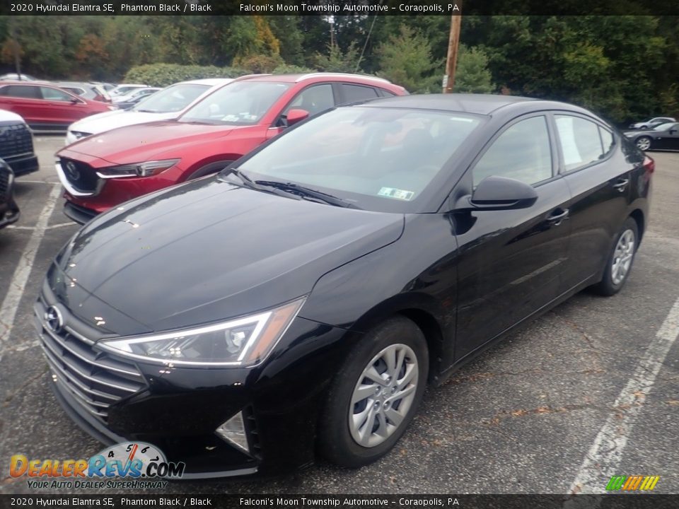 2020 Hyundai Elantra SE Phantom Black / Black Photo #1