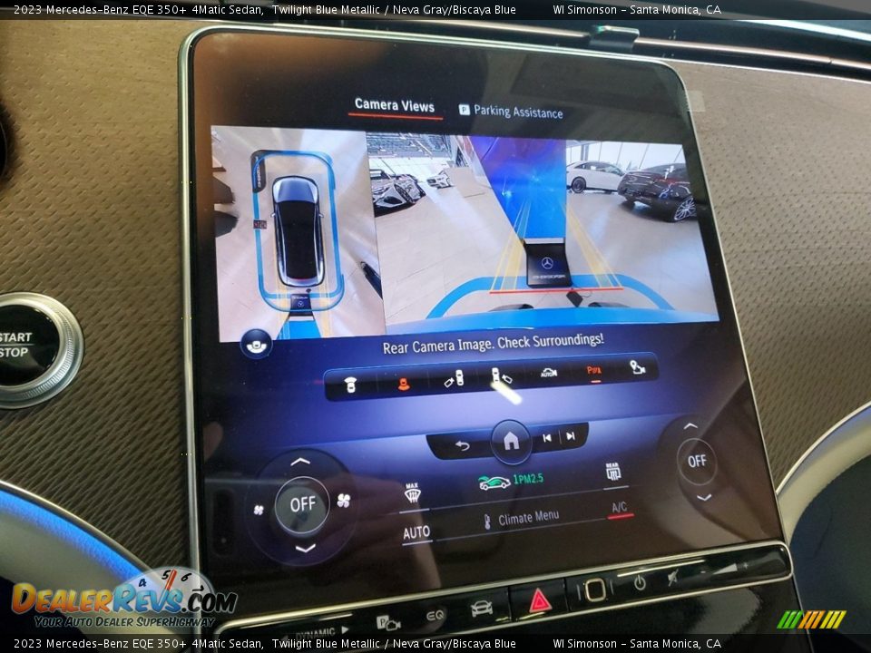 Controls of 2023 Mercedes-Benz EQE 350+ 4Matic Sedan Photo #9