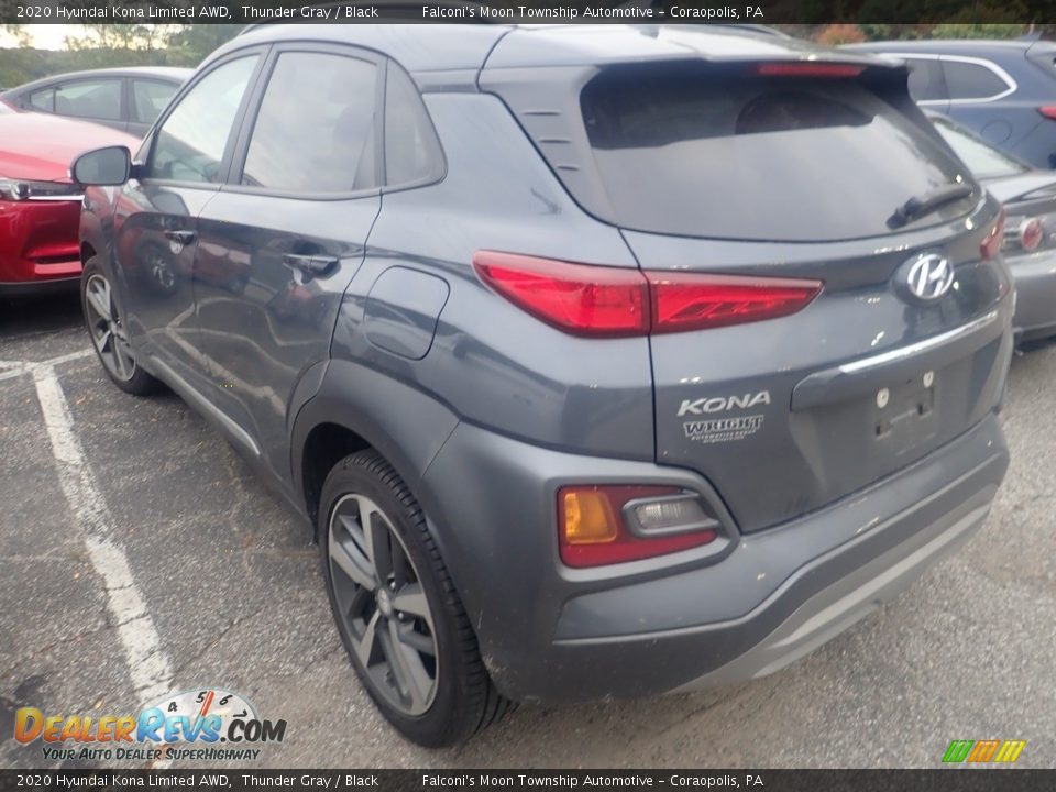 Thunder Gray 2020 Hyundai Kona Limited AWD Photo #2