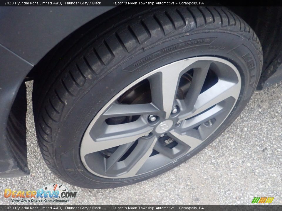 2020 Hyundai Kona Limited AWD Thunder Gray / Black Photo #5