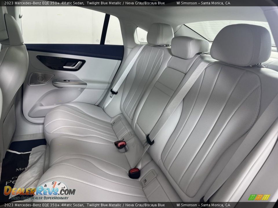 Rear Seat of 2023 Mercedes-Benz EQE 350+ 4Matic Sedan Photo #15