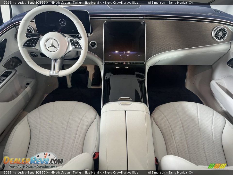 Neva Gray/Biscaya Blue Interior - 2023 Mercedes-Benz EQE 350+ 4Matic Sedan Photo #16