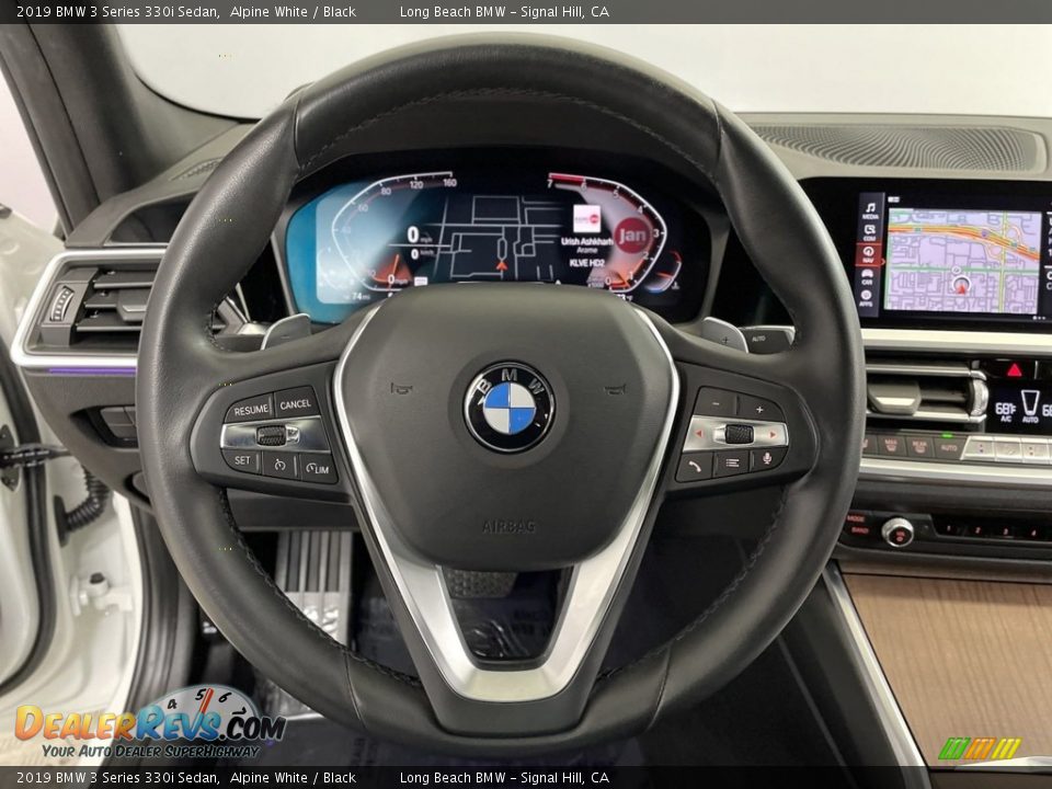 2019 BMW 3 Series 330i Sedan Alpine White / Black Photo #17