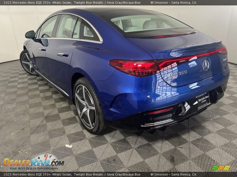 2023 Mercedes-Benz EQE 350+ 4Matic Sedan Twilight Blue Metallic / Neva Gray/Biscaya Blue Photo #20