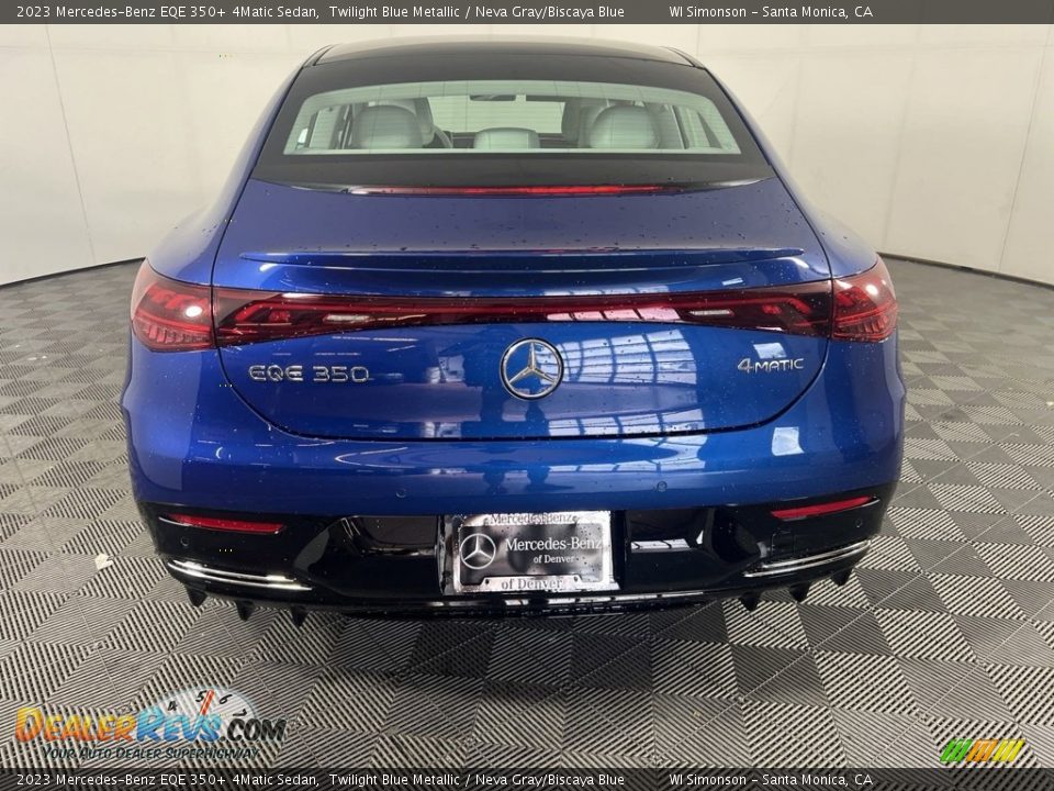 2023 Mercedes-Benz EQE 350+ 4Matic Sedan Twilight Blue Metallic / Neva Gray/Biscaya Blue Photo #21
